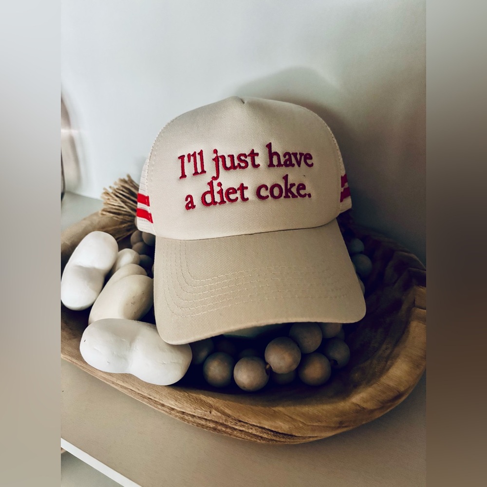 I’ll just have a Diet Coke TRUCKER HAT